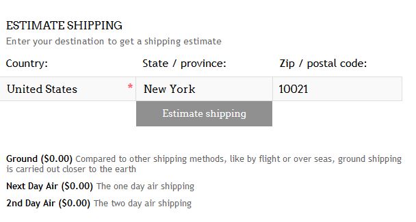 Shipping Features