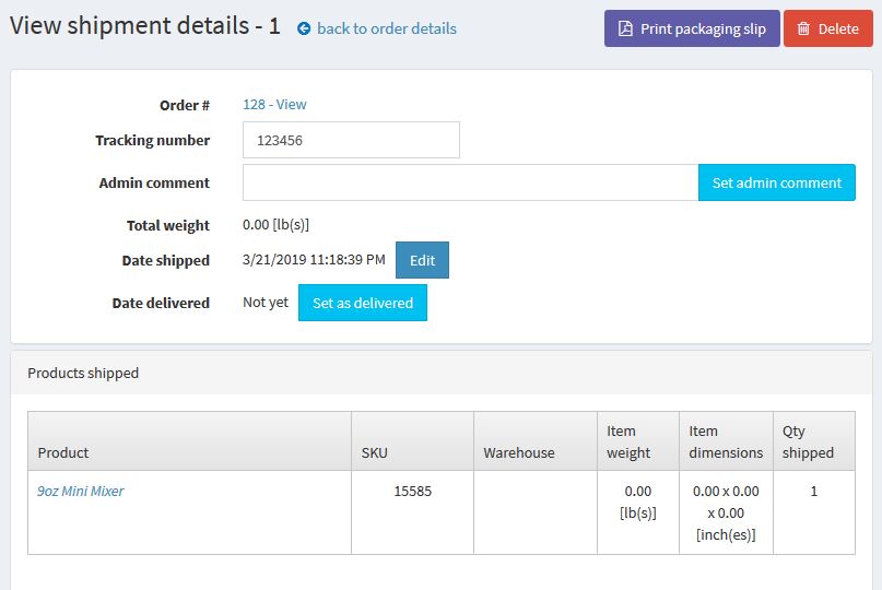 Shipment Tracking